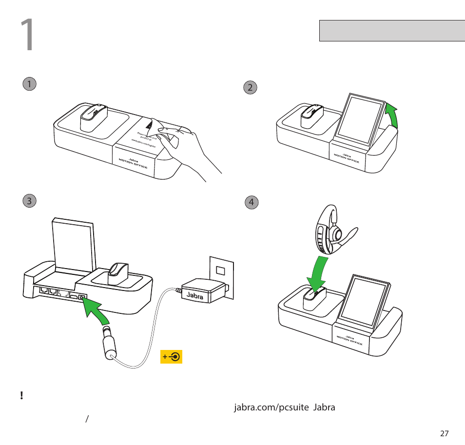 基本的な設定 | Jabra MOTION office Quick Start Guide User Manual | Page 30 / 34