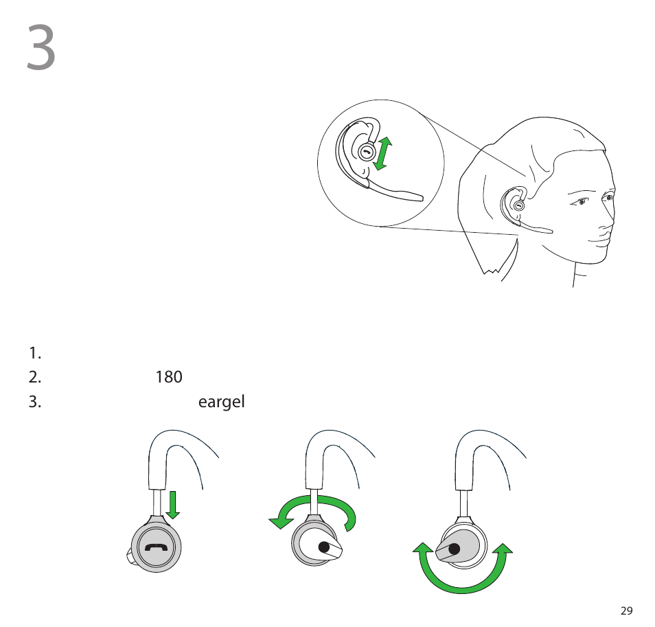 ヘッドセットの装着 | Jabra MOTION office Quick Start Guide User Manual | Page 32 / 34