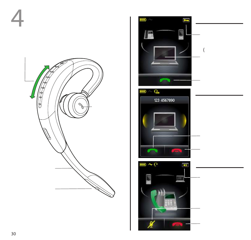 使用方法 | Jabra MOTION office Quick Start Guide User Manual | Page 33 / 34