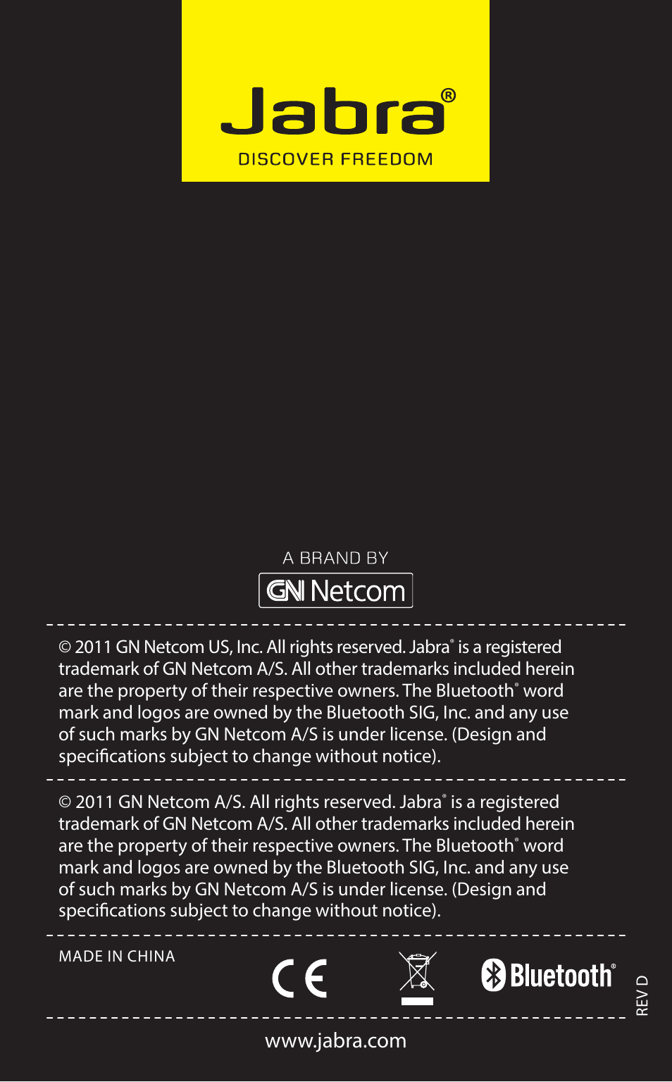 Jabra SUPREME UC User Manual | Page 18 / 18