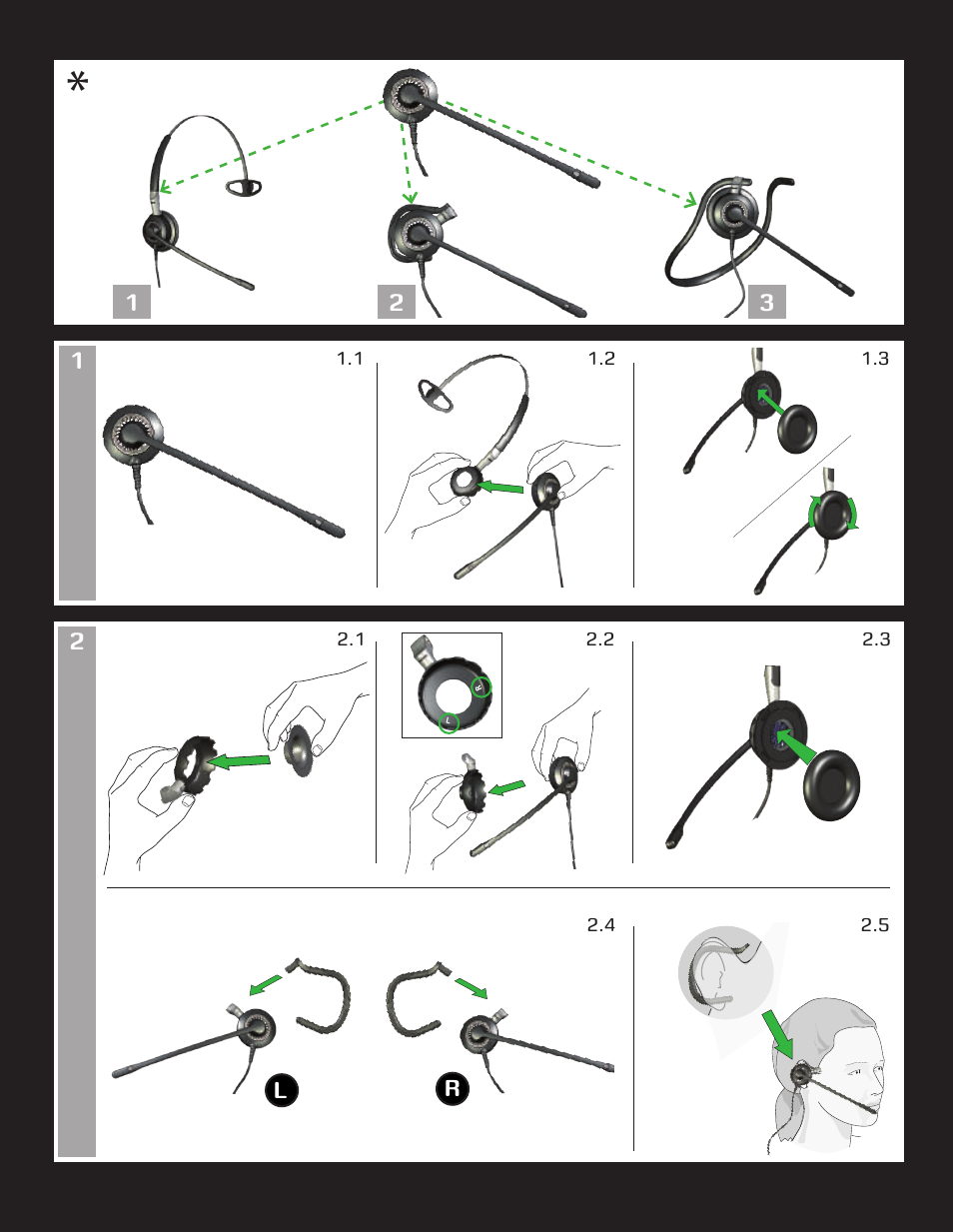 Jabra BIZ 2400 USB Quick Start Guide User Manual | Page 3 / 4