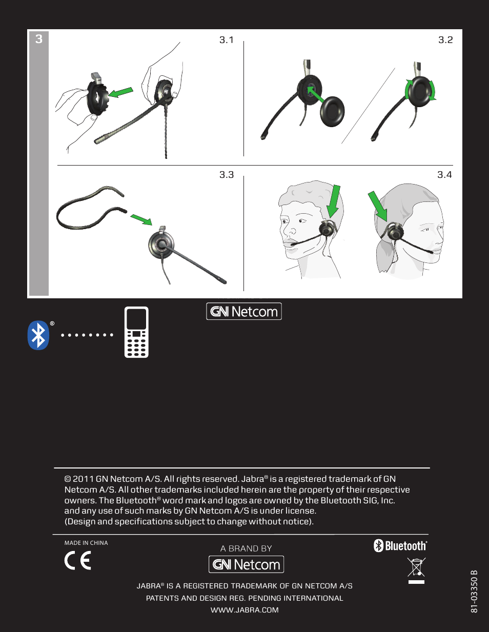 Jabra BIZ 2400 USB Quick Start Guide User Manual | Page 4 / 4