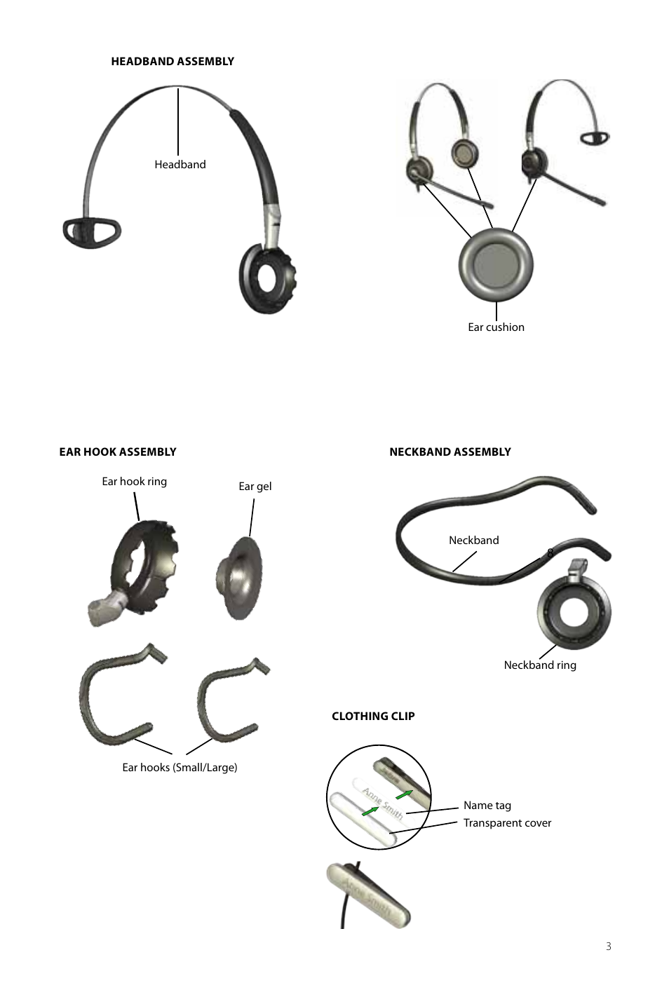 Jabra BIZ 2400 USB User Manual User Manual | Page 3 / 15