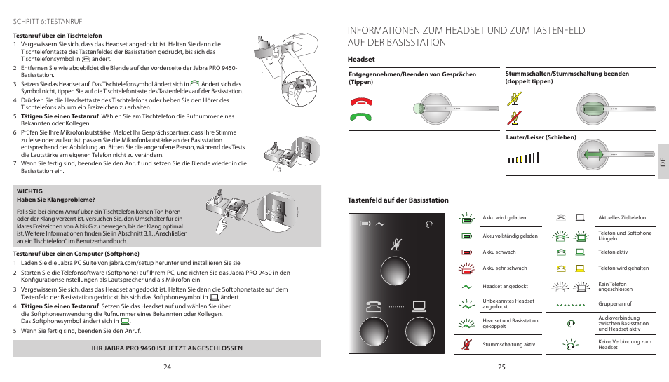 Jabra PRO 9450 Duo Quick Start Guide User Manual | Page 15 / 27