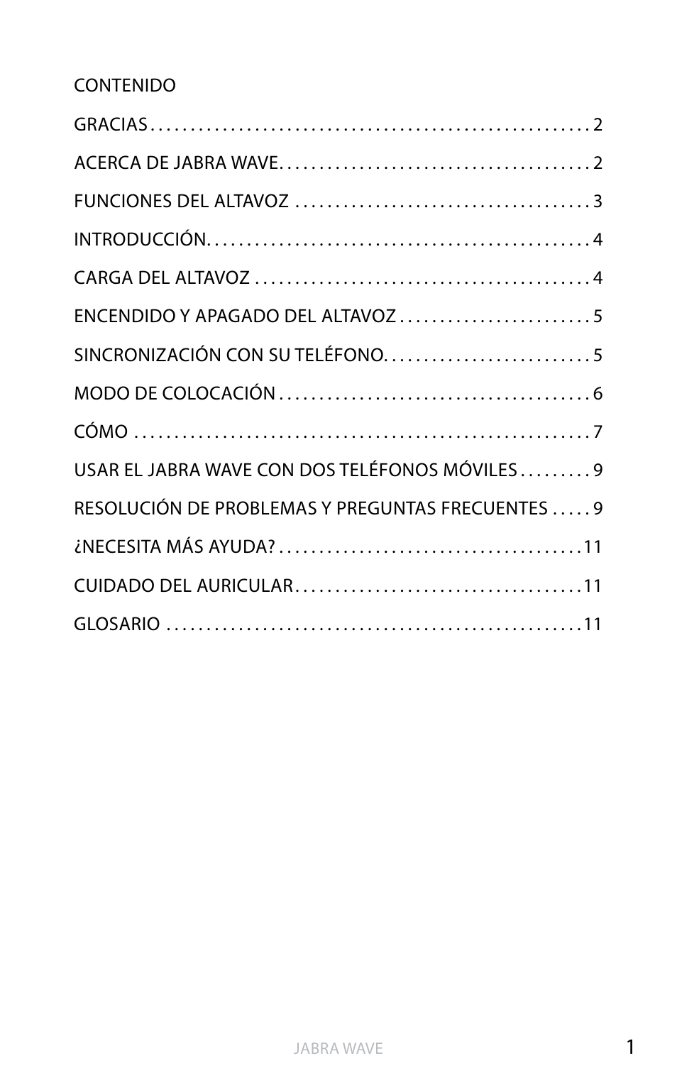 Jabra WAVE User Manual | Page 26 / 49