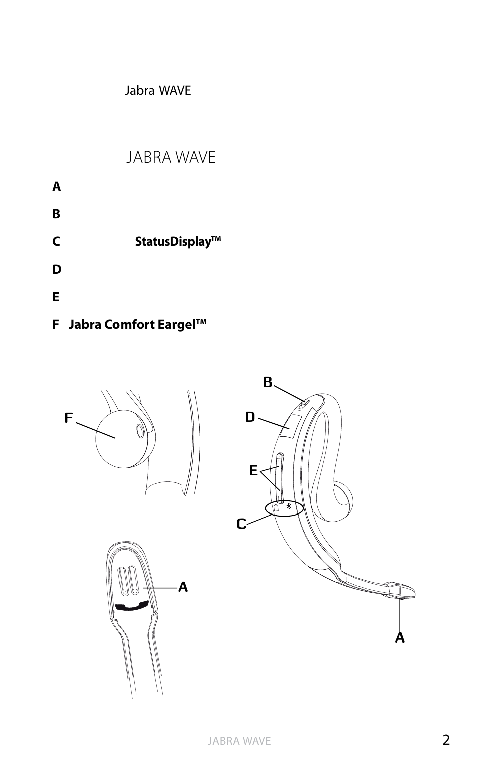 關於您的, Jabra wave 捷波朗弦月, 繁體 中 文 | 關於您的 jabra wave 捷波朗弦月 | Jabra WAVE User Manual | Page 27 / 87