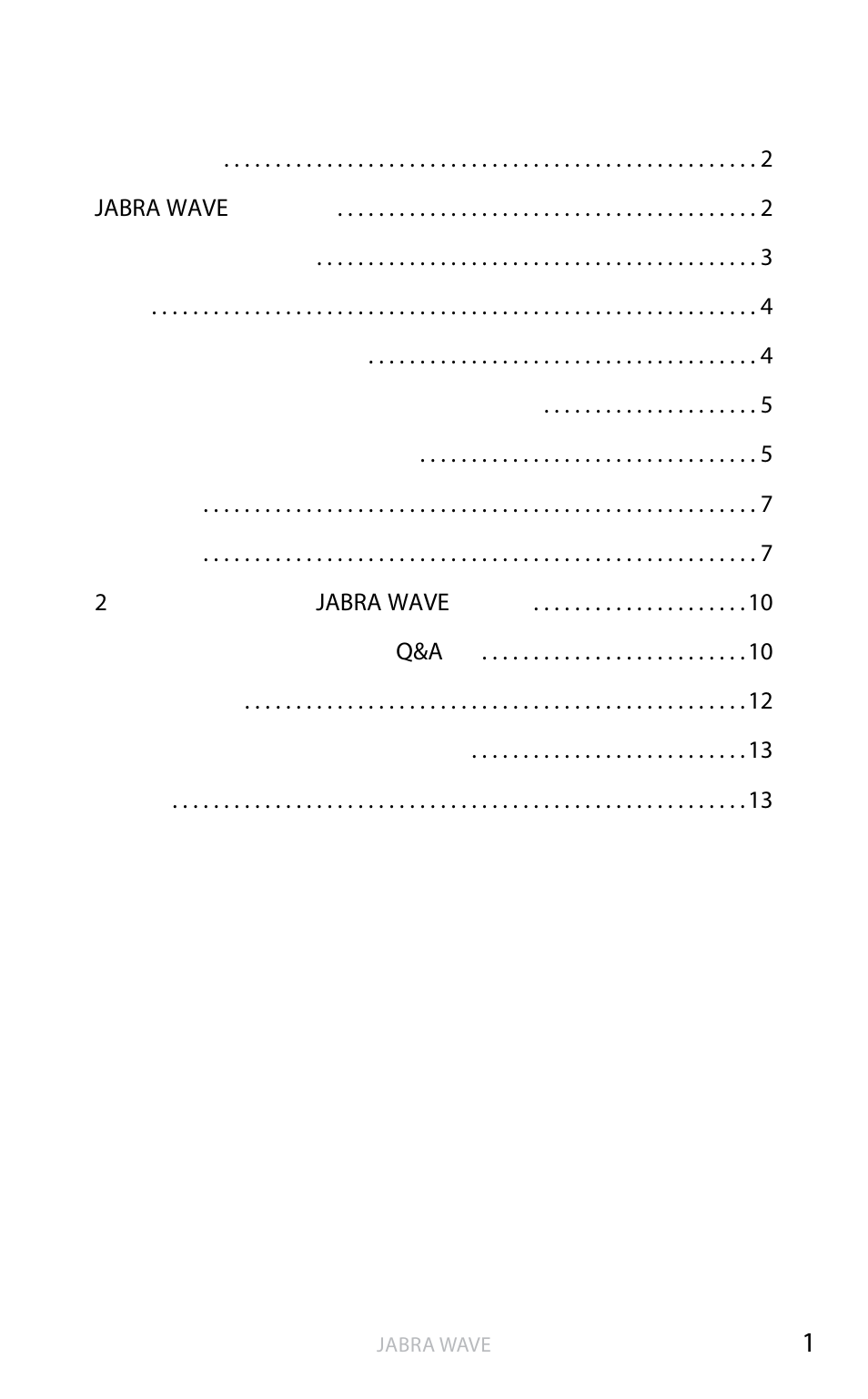 日本語 (取扱説明書をご覧になるには、ここをクリック, してください) | Jabra WAVE User Manual | Page 37 / 87