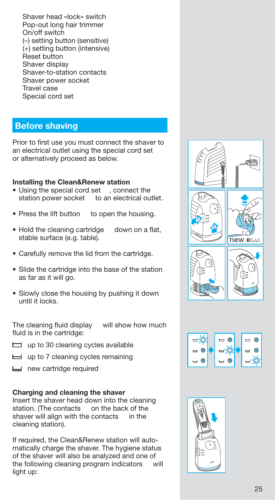 99731356_750cc-5_japan 25.pdf, Before shaving | Braun 750CC-5 User Manual | Page 25 / 31