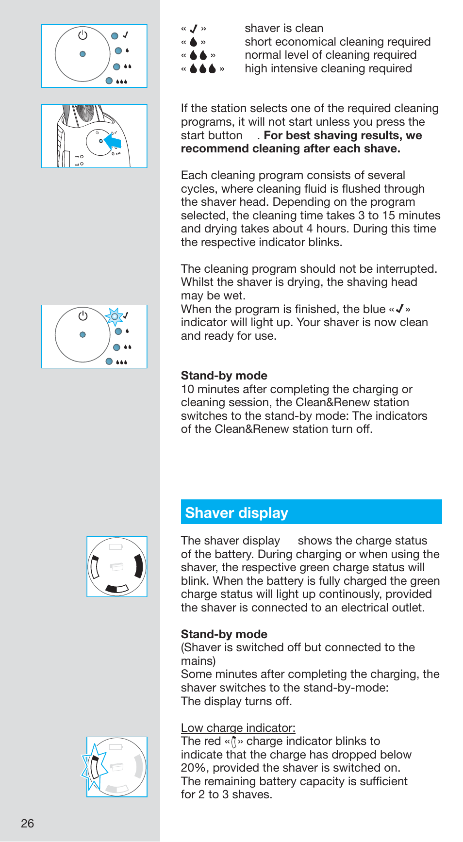 99731356_750cc-5_japan 26.pdf, Shaver display | Braun 750CC-5 User Manual | Page 26 / 31