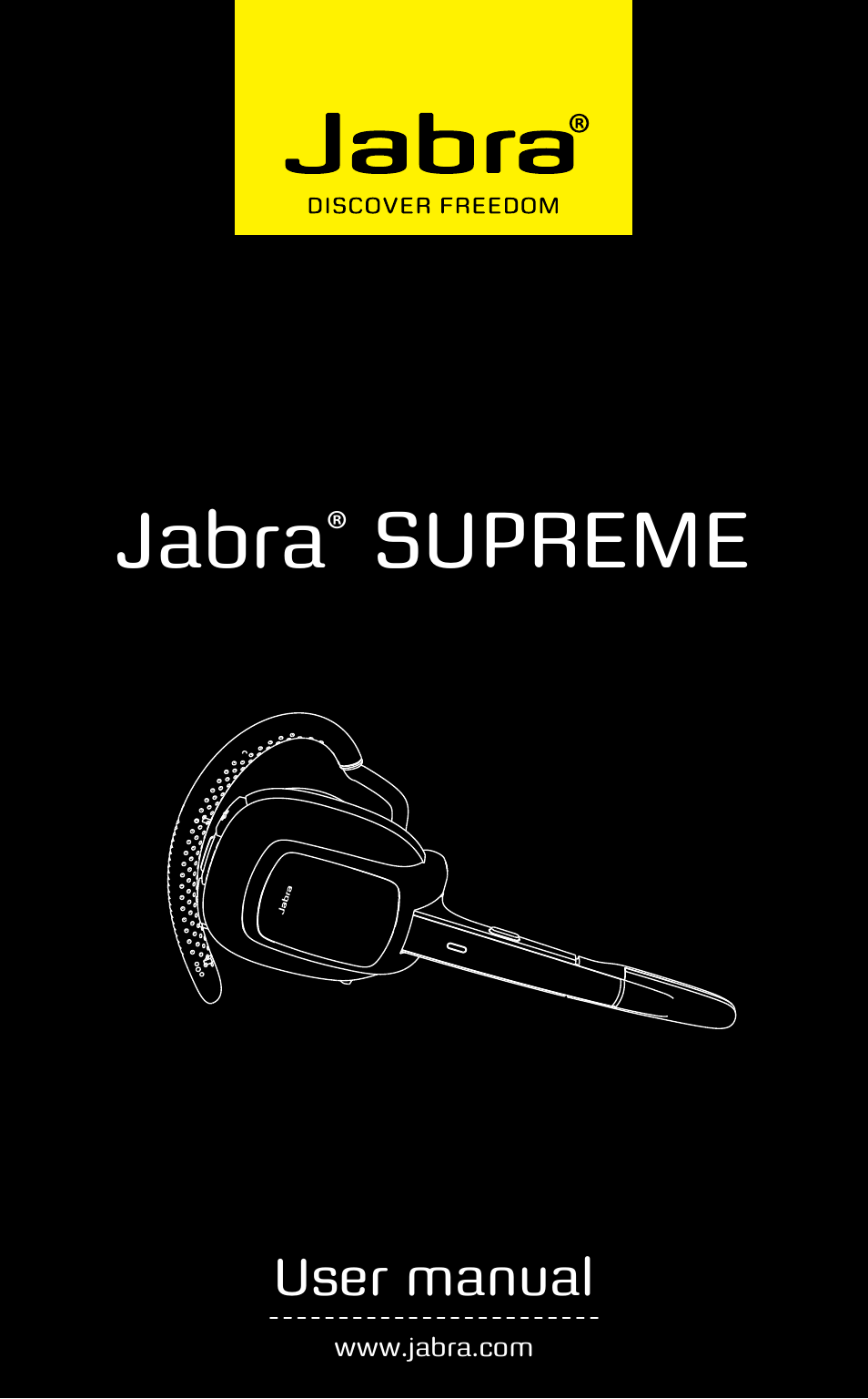 Jabra SUPREME User Manual | 19 pages