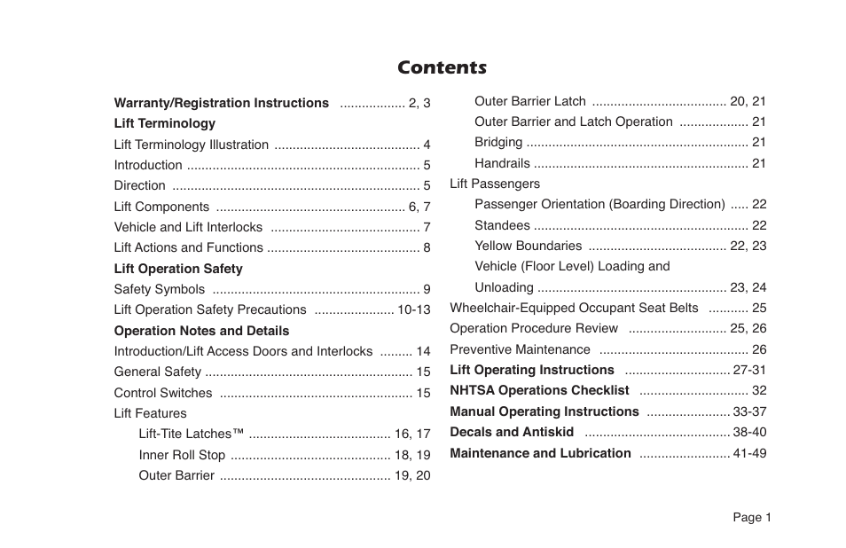 Braun NL Series User Manual | Page 3 / 53