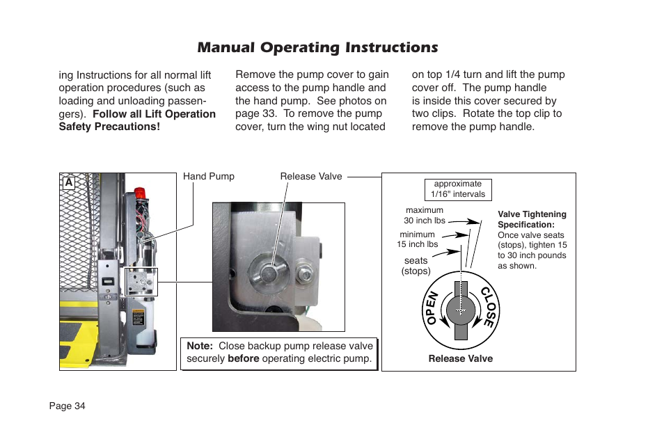 Manual operating instructions | Braun NL Series User Manual | Page 36 / 53