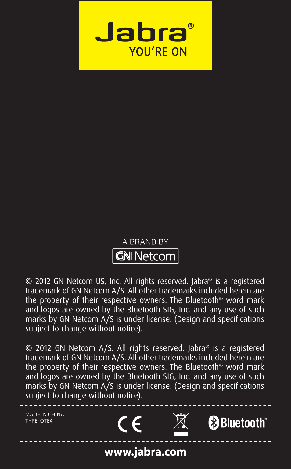 Jabra CLEAR User Manual | Page 14 / 14
