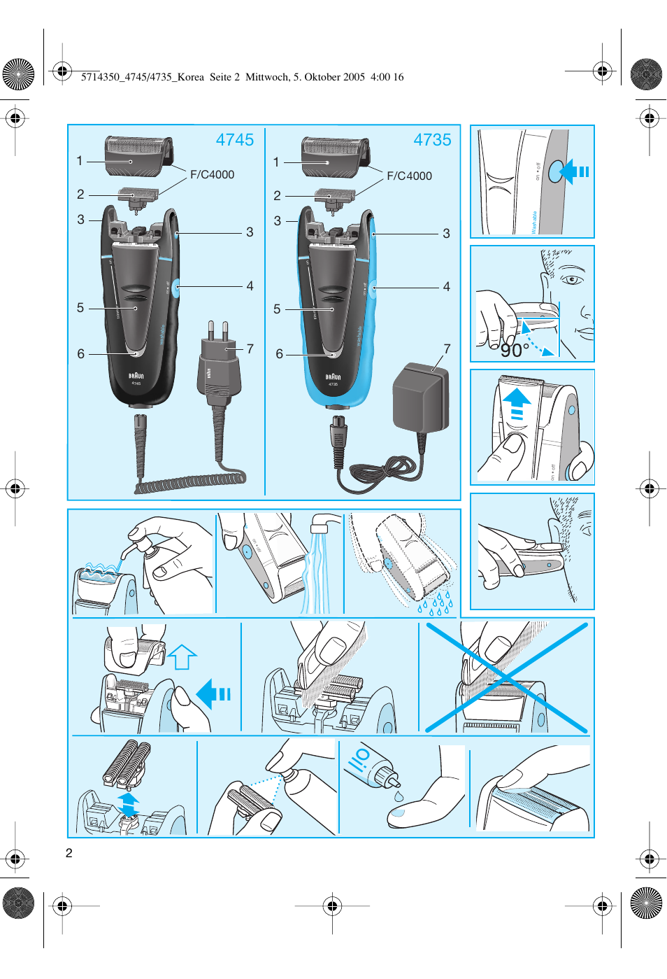 F/c4000 | Braun 4735 User Manual | Page 2 / 7