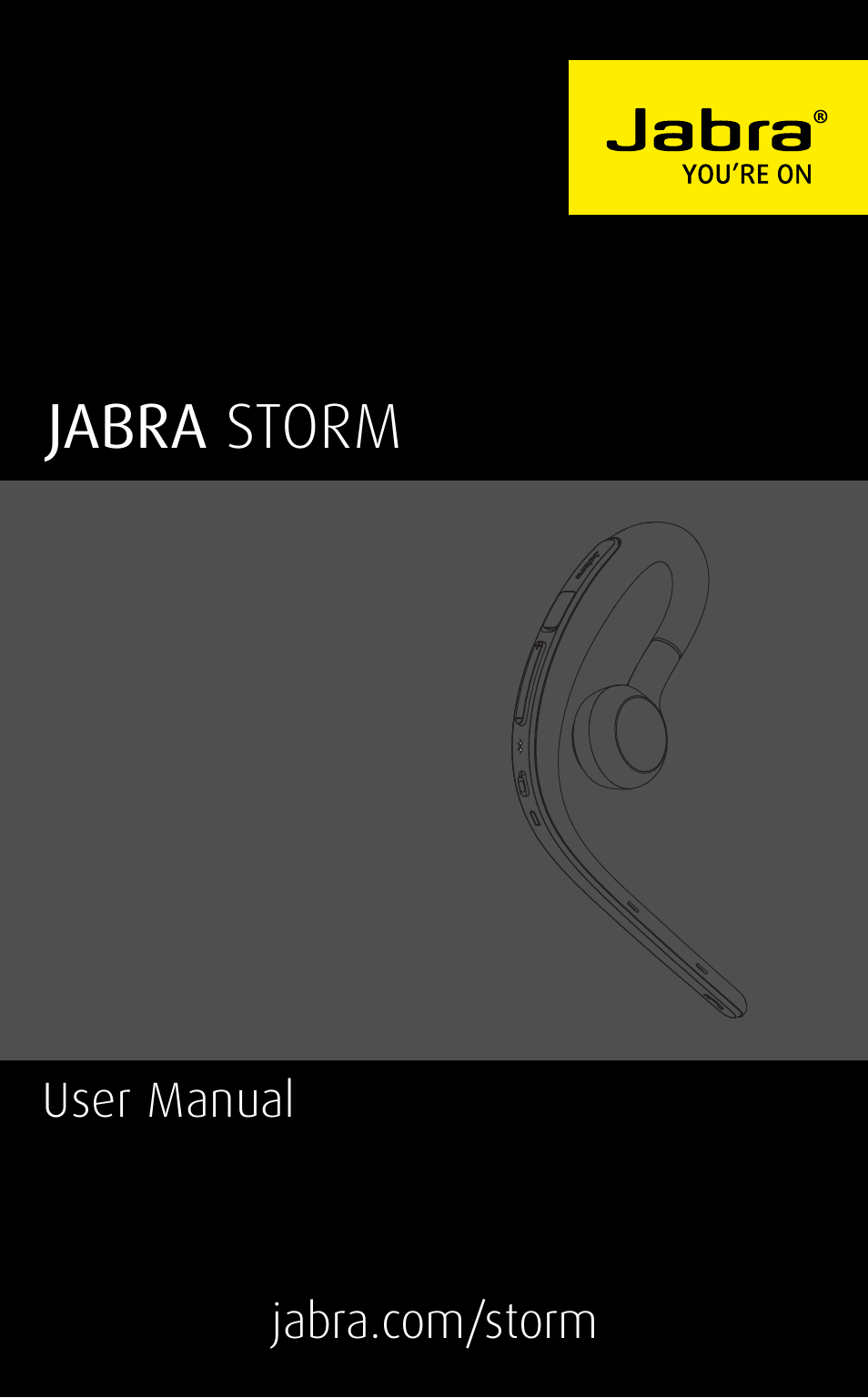 Jabra STORM User Manual | 17 pages