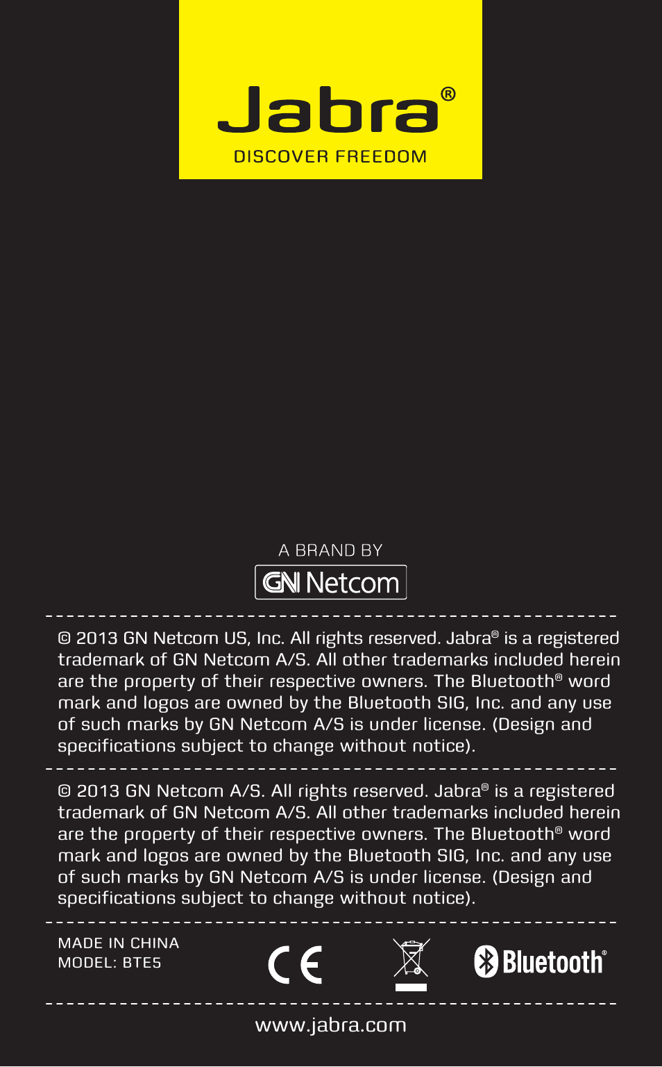 Jabra SPORT WIRELESS+ User Manual | Page 17 / 17