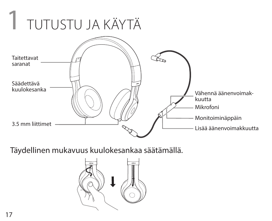 Tutustu ja käytä | Jabra REVO User Manual | Page 21 / 42