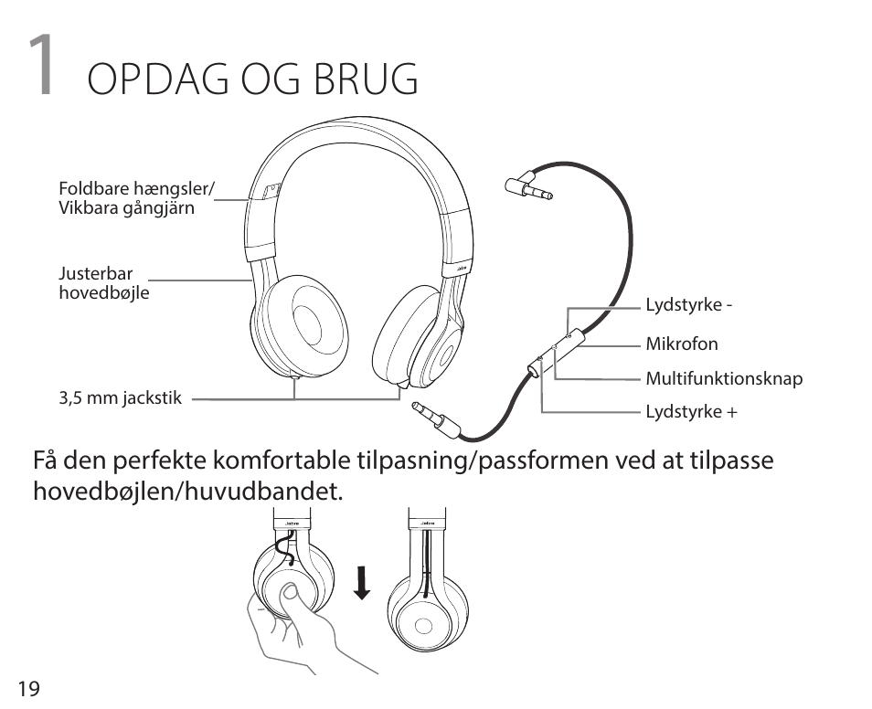 Opdag og brug | Jabra REVO User Manual | Page 23 / 42