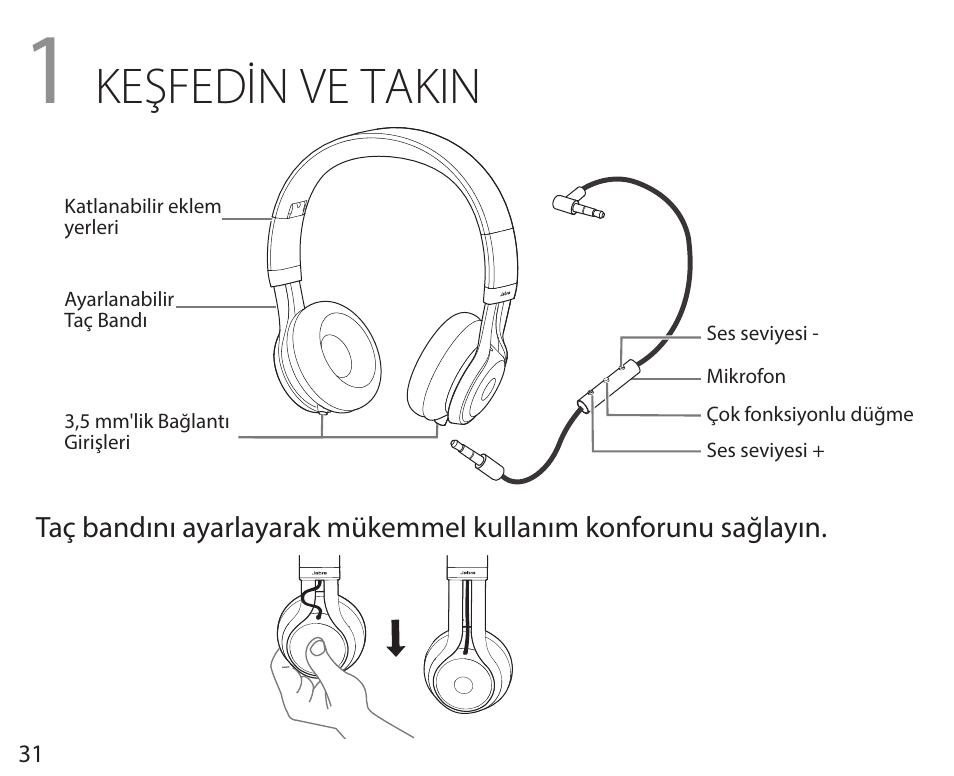 Keşfedin ve takin | Jabra REVO User Manual | Page 35 / 42