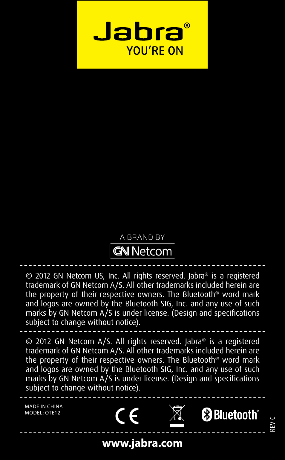 Jabra TAG User Manual | Page 17 / 17