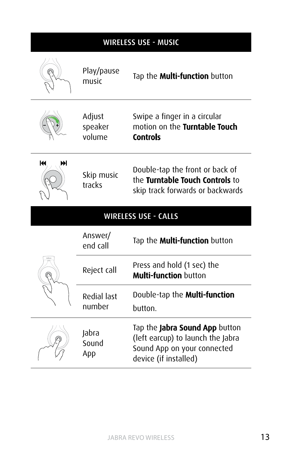 Jabra REVO WIRELESS User Manual | Page 13 / 19