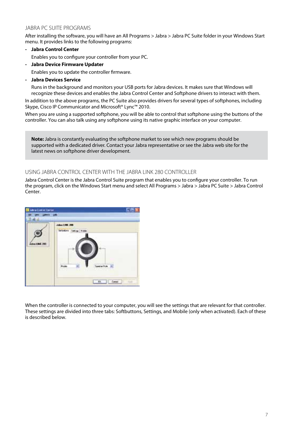 Jabra LINK 280 User Manual | Page 7 / 13