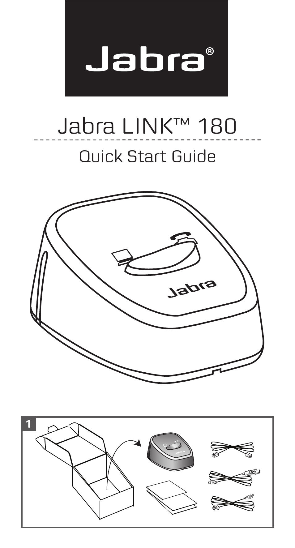 Jabra LINK 180 User Manual | 3 pages