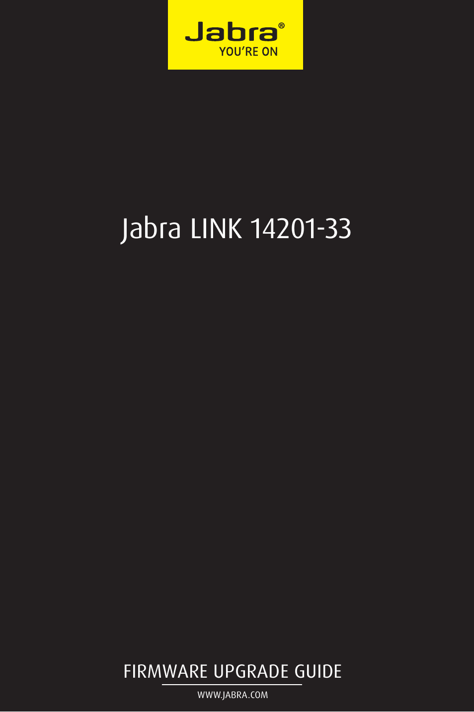 Jabra LINK 14201-33 User Manual | 4 pages