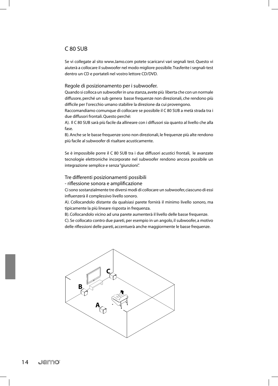 1 4 c 80 sub | JAMO C 803 User Manual | Page 139 / 183