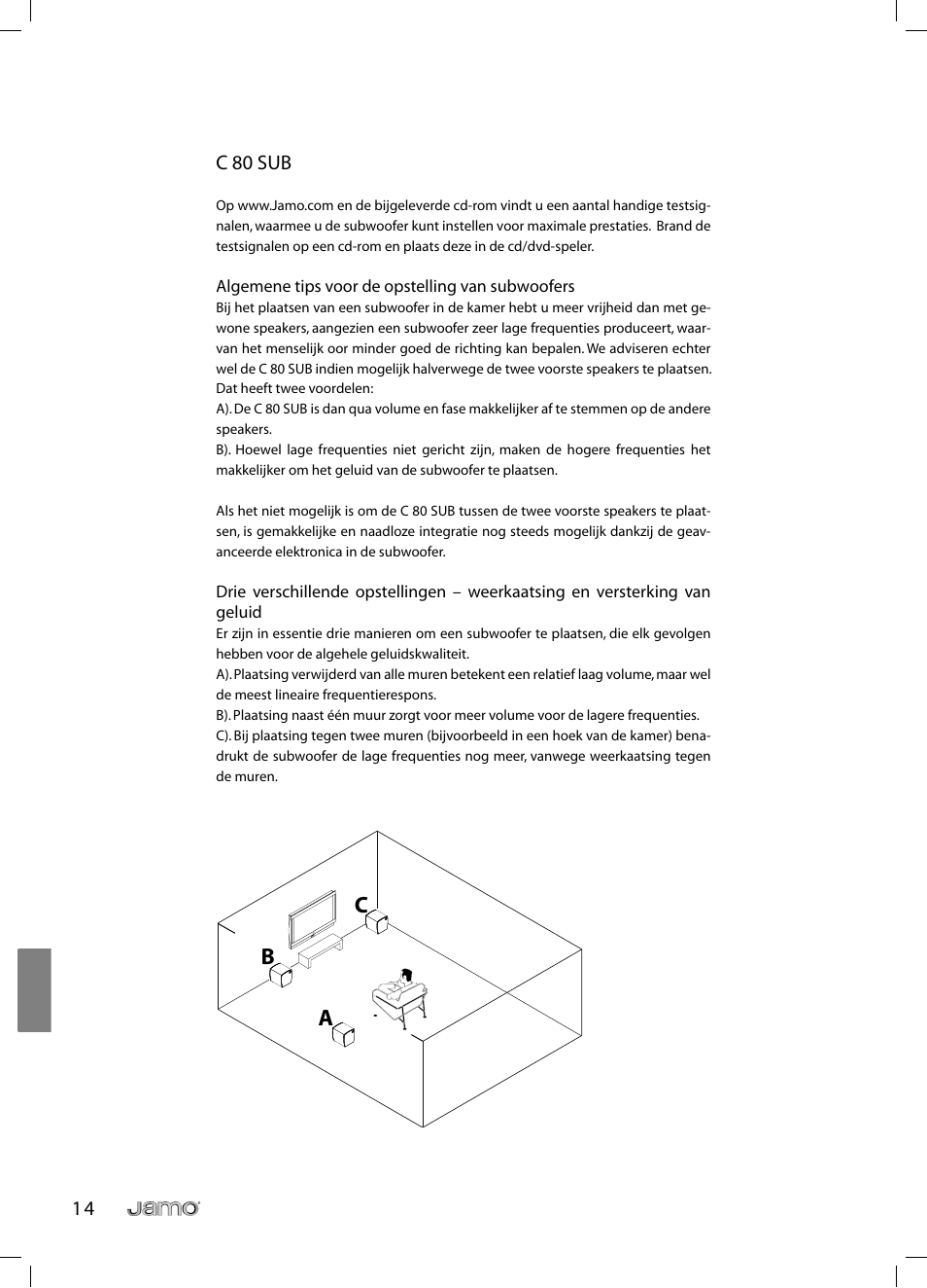 1 4 c 80 sub | JAMO C 803 User Manual | Page 157 / 183