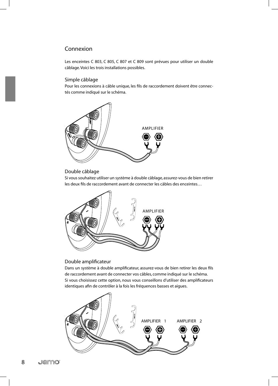 8connexion | JAMO C 803 User Manual | Page 25 / 183