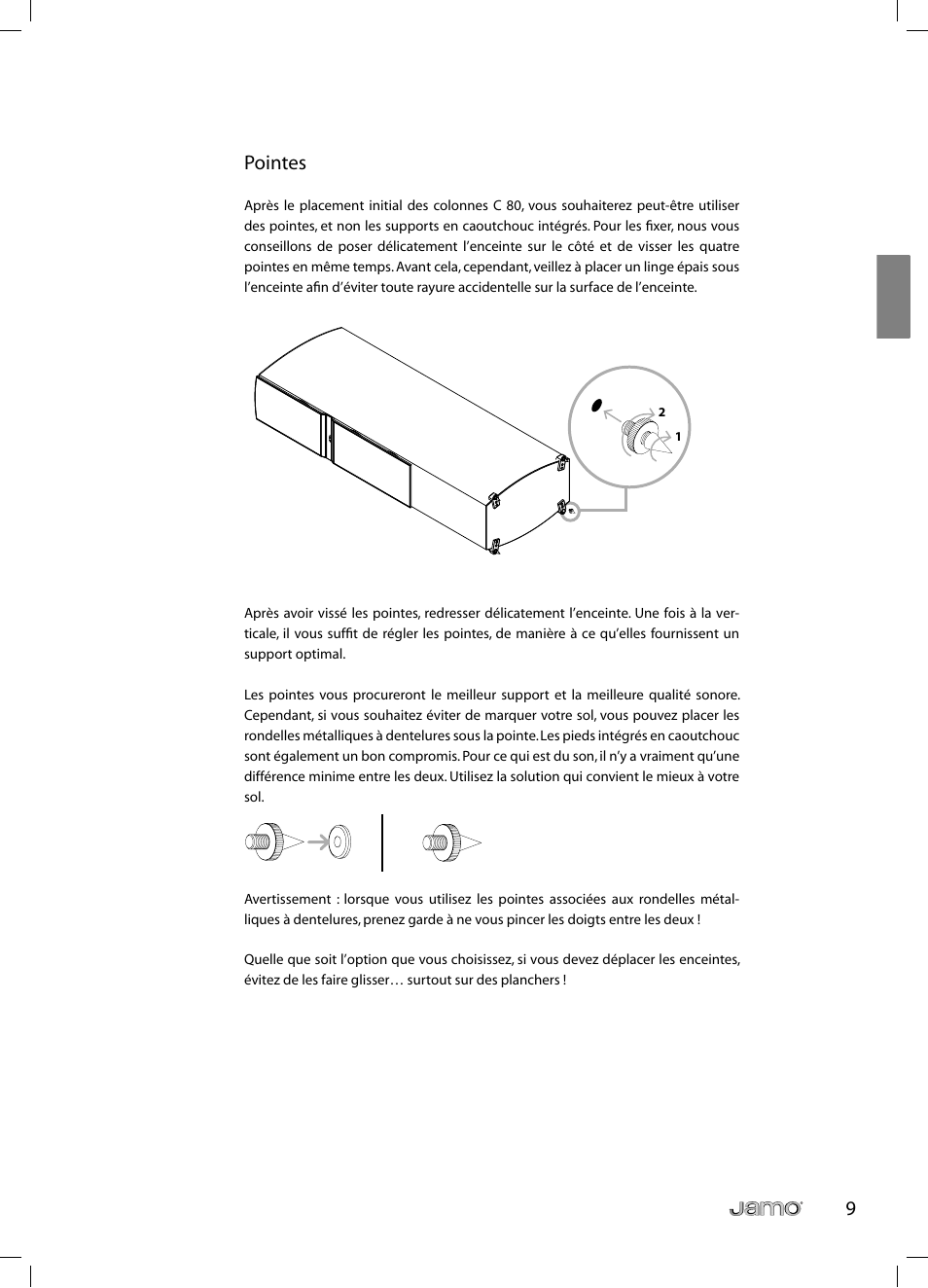 9pointes | JAMO C 803 User Manual | Page 26 / 183