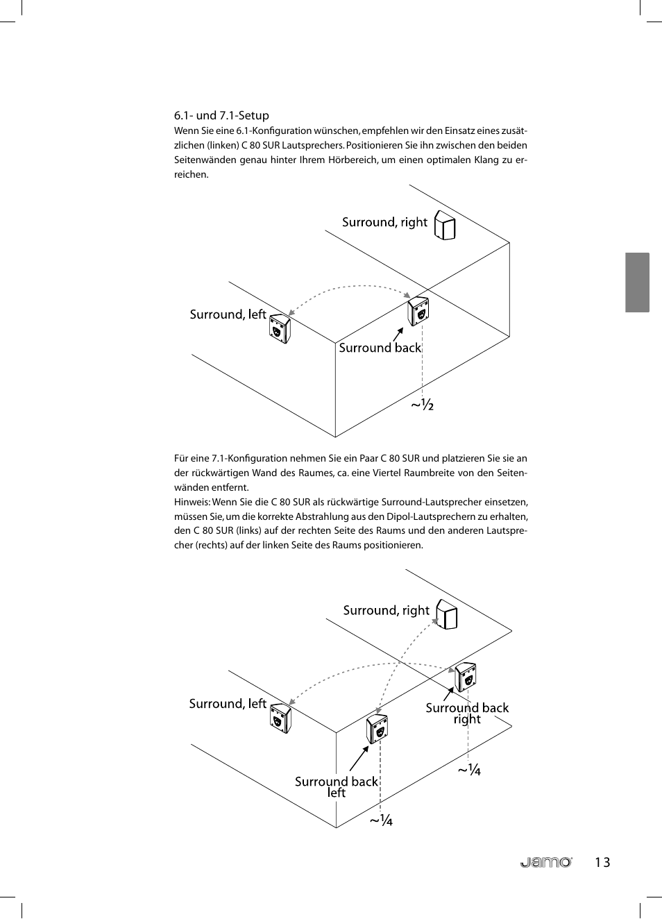 JAMO C 803 User Manual | Page 48 / 183