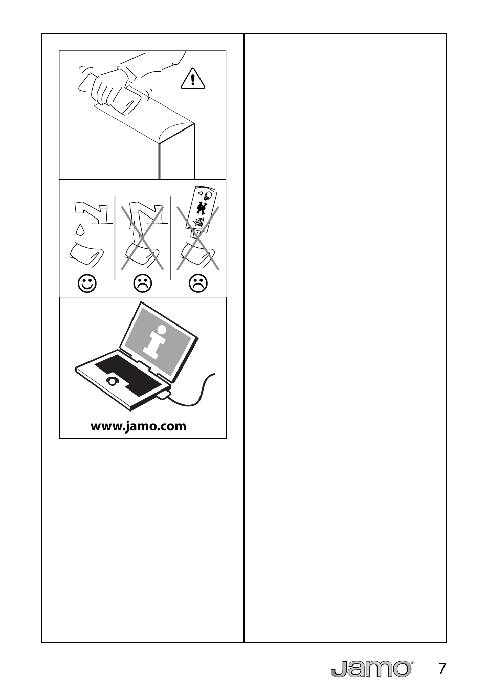 JAMO C 603 User Manual | Page 7 / 18