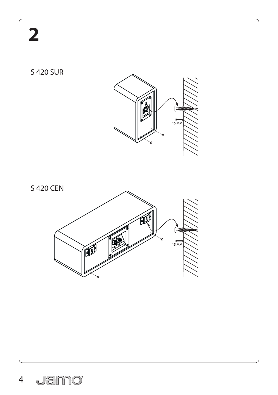 JAMO S 428 HCS 3 User Manual | Page 4 / 20