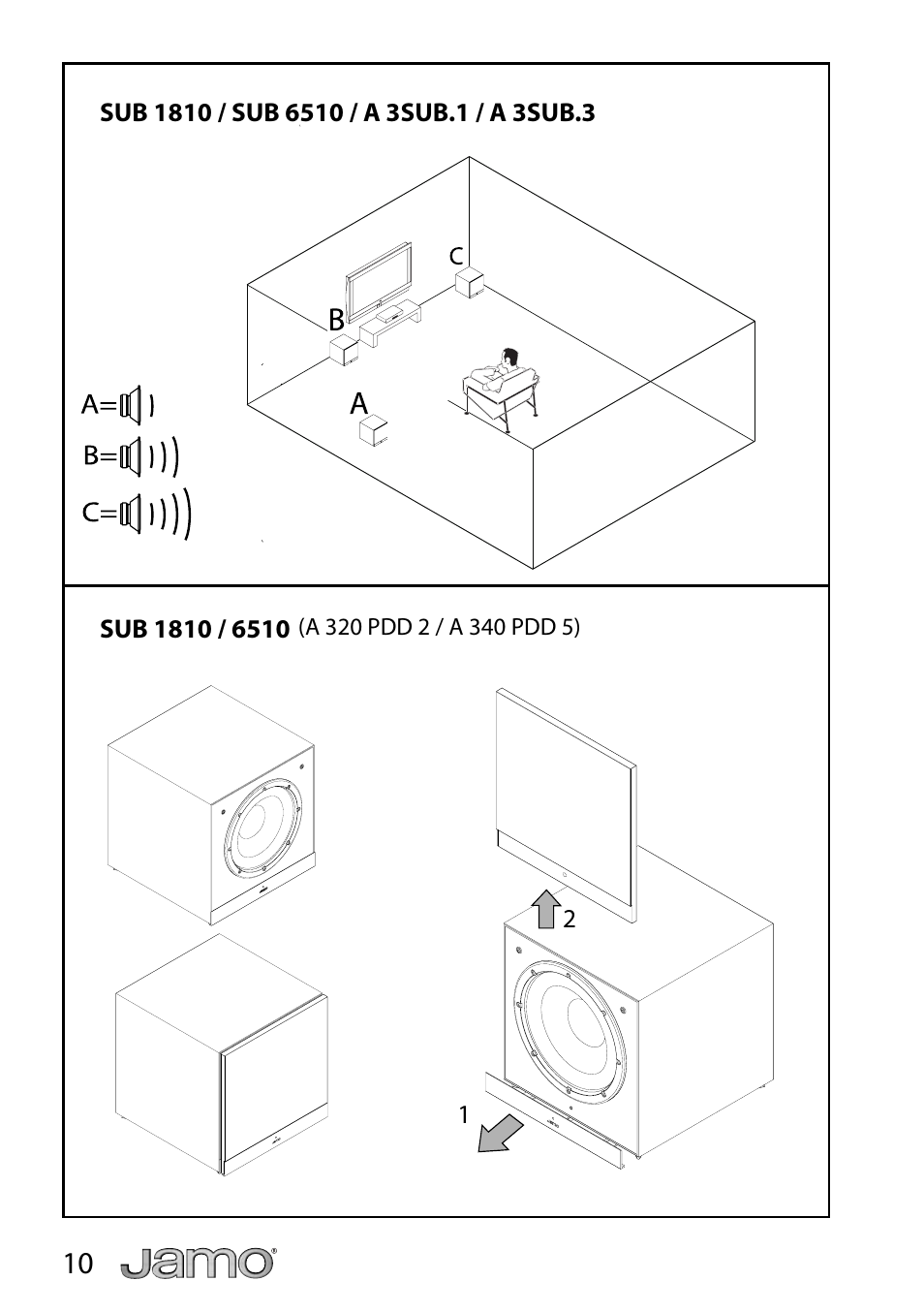JAMO A 320 User Manual | Page 10 / 29