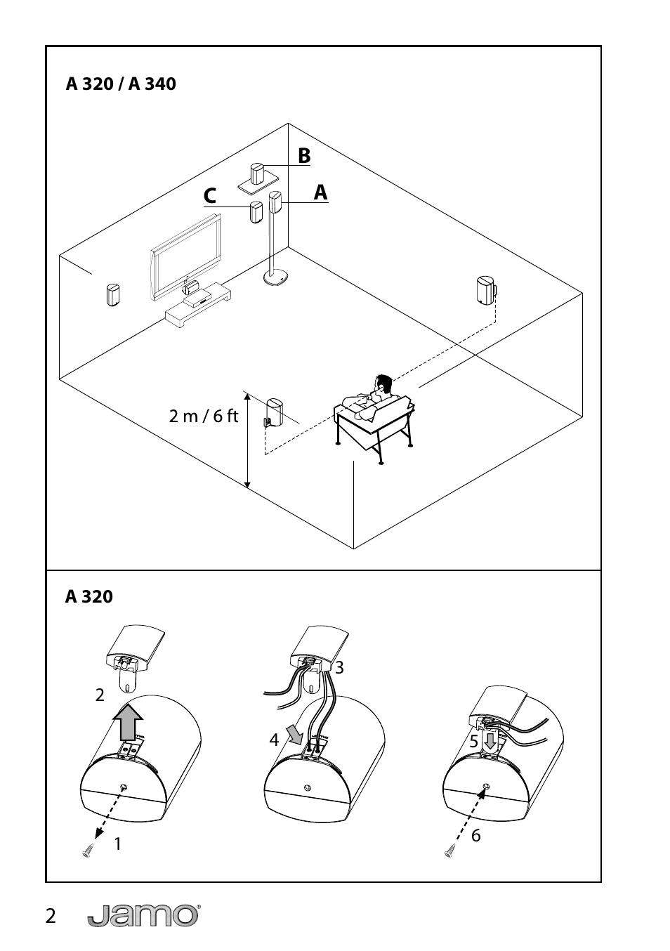JAMO A 320 User Manual | Page 2 / 29