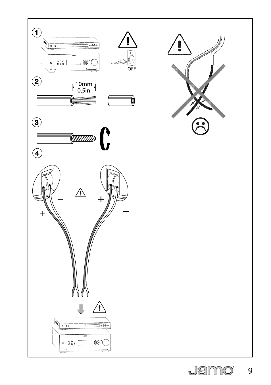 JAMO A 320 User Manual | Page 9 / 29