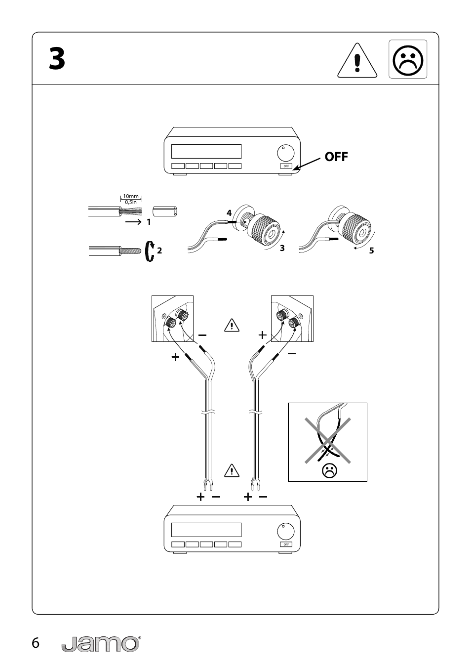 JAMO D 500 LCR User Manual | Page 6 / 21