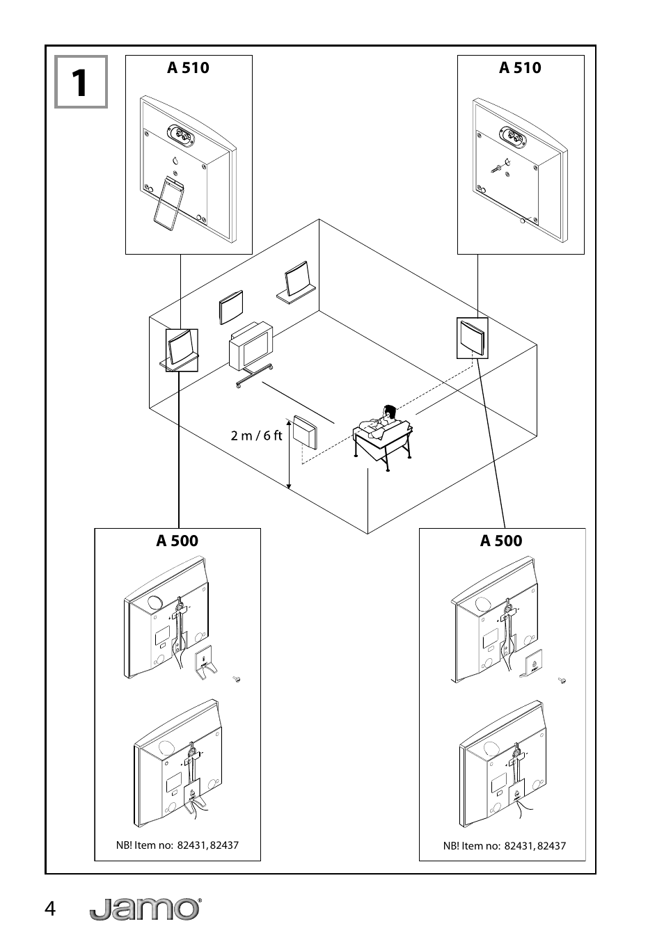 JAMO A 500 User Manual | Page 2 / 18