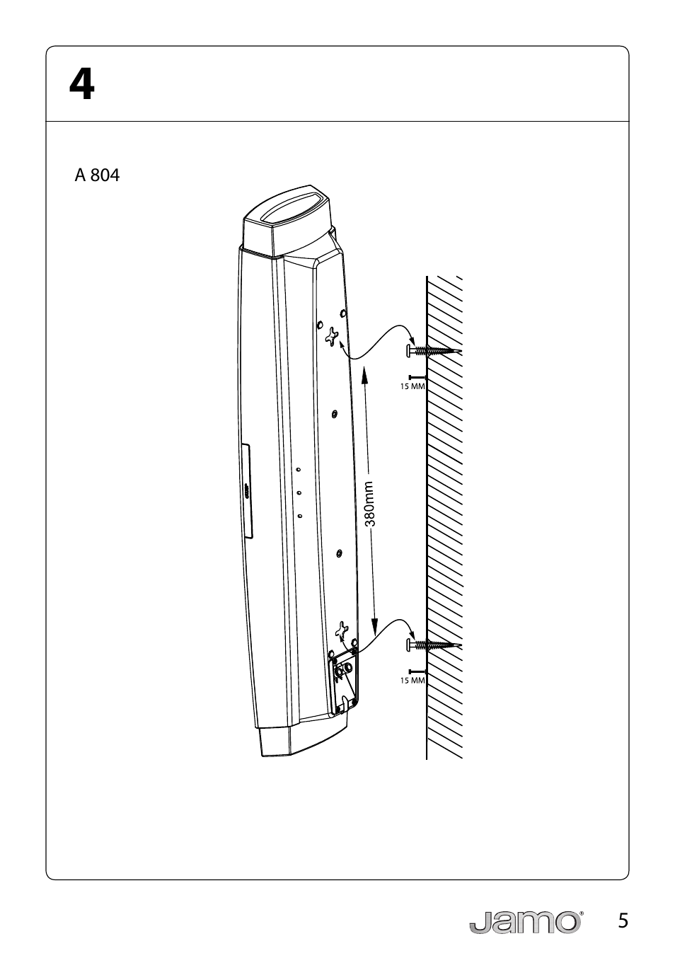 JAMO A 804 User Manual | Page 5 / 18