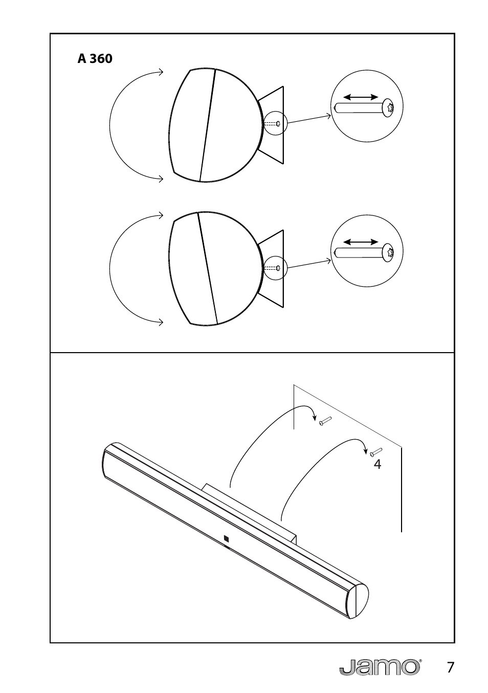 JAMO A 3 CEN-4 User Manual | Page 7 / 22