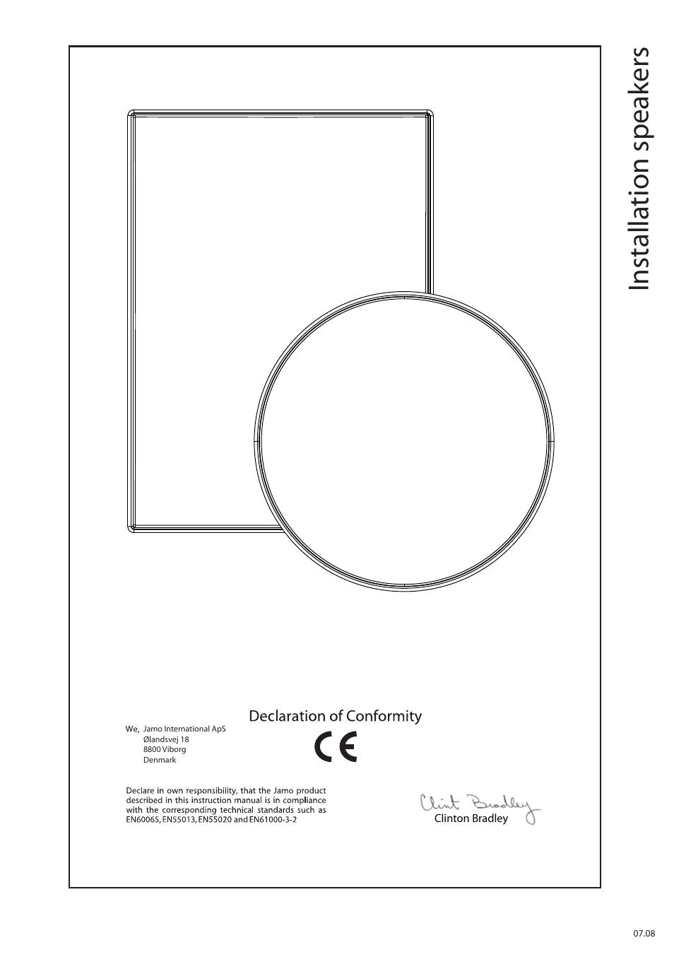 JAMO IW 626 LCR FG User Manual | 21 pages