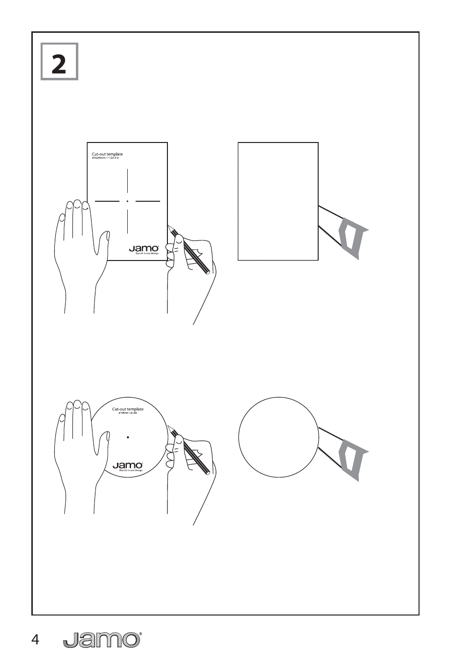 JAMO IW 626 LCR FG User Manual | Page 4 / 21