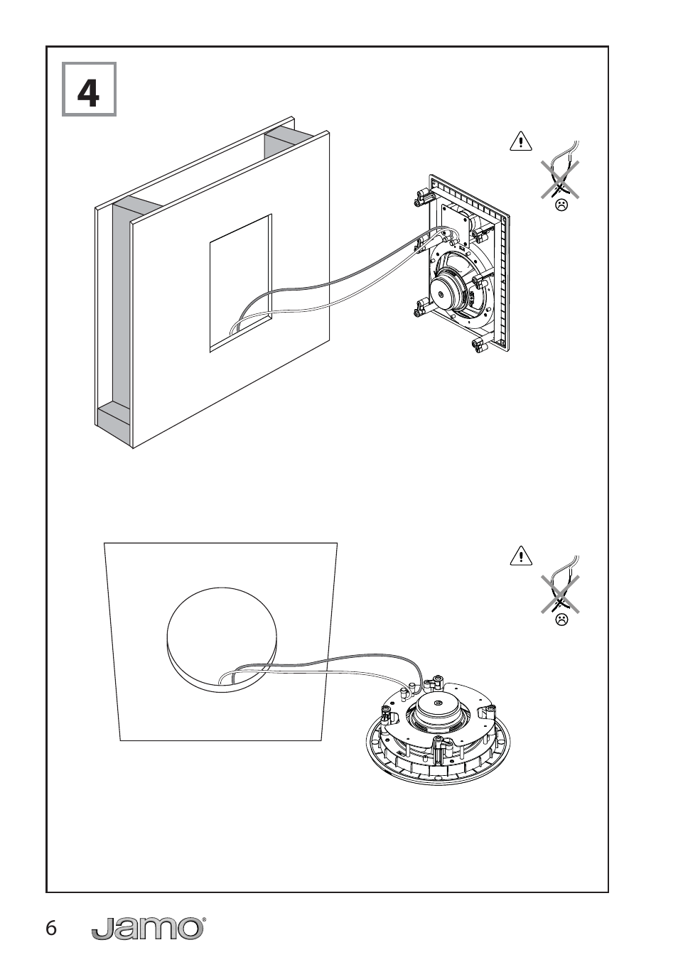 JAMO IW 626 LCR FG User Manual | Page 6 / 21