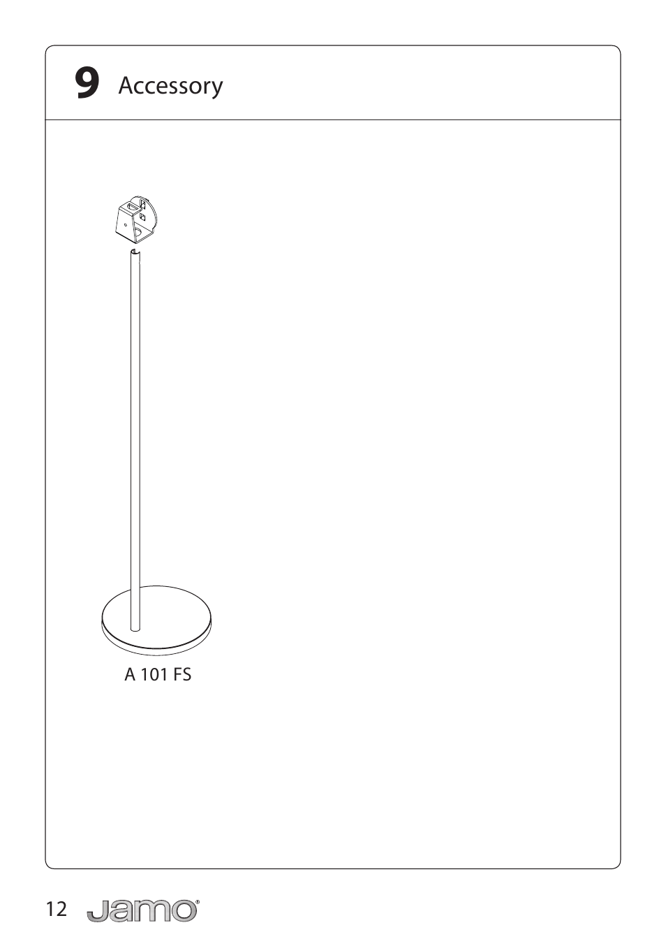 JAMO A 101 HCS 5 User Manual | Page 12 / 24