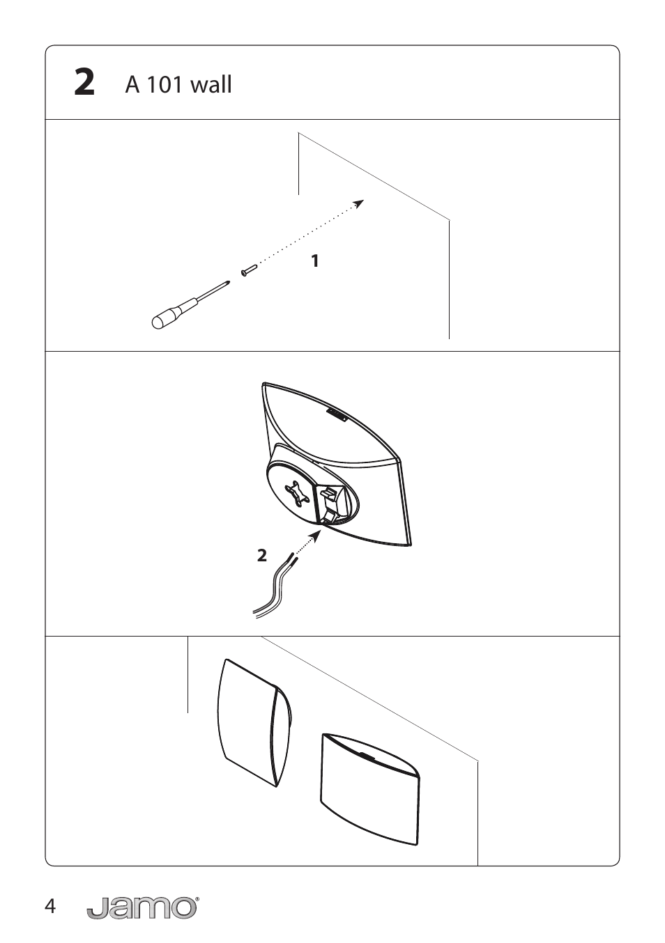 JAMO A 101 HCS 5 User Manual | Page 4 / 24