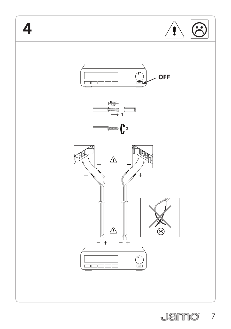 JAMO A 101 HCS 5 User Manual | Page 7 / 24
