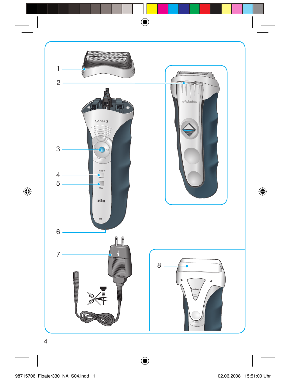 Braun 320 User Manual | Page 3 / 23