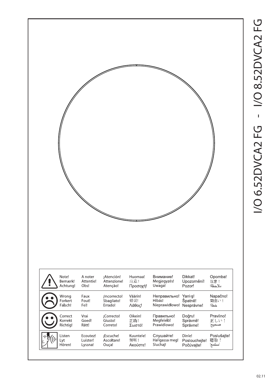 JAMO I-O 6-52DVCA2FG User Manual | 20 pages